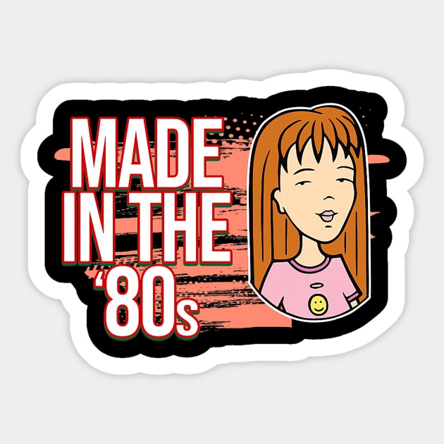 Made in the 80s Vintage Sticker by Steven brown